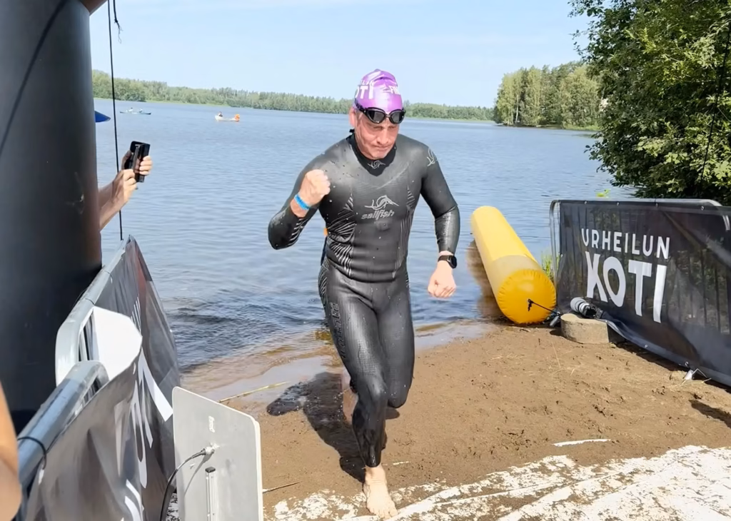 Janne Joroisen uintiosuuden jälkeen